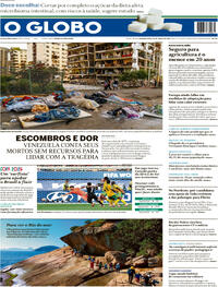 Capa do jornal O Globo 29/06/2026