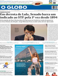 Capa do jornal O Globo 30/04/2026