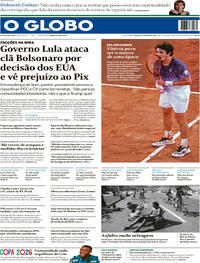 Capa O Globo 30/05/2026