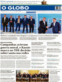 Capa Jornal O Globo