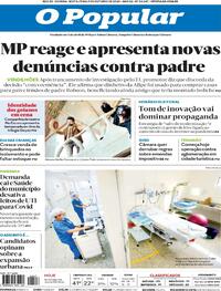 Capa do jornal O Popular 09/10/2020