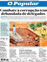 Capa do jornal O Popular 16/09/2020