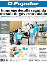 Capa do jornal O Popular 04/01/2021