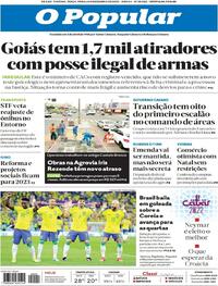 Capa do jornal O Popular 06/12/2022