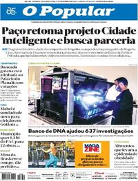 Capa do jornal O Popular 11/12/2023