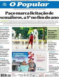 Capa do jornal O Popular 15/12/2023