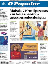 Capa do jornal O Popular 30/11/2023