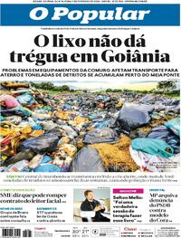 Capa do jornal O Popular 01/02/2024
