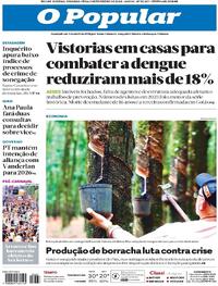 Capa do jornal O Popular 05/02/2024