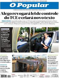 Capa do jornal O Popular 05/03/2024