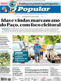 Capa do jornal O Popular 06/01/2024