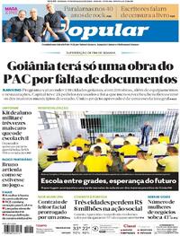 Capa do jornal O Popular 09/03/2024
