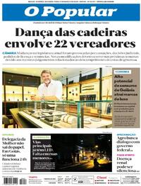 Capa do jornal O Popular 11/03/2024