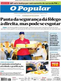Capa do jornal O Popular 01/11/2025