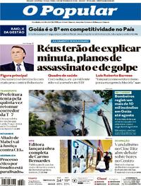 Capa do jornal O Popular 02/09/2025