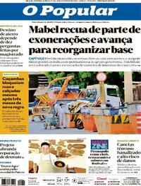 Capa do jornal O Popular 04/09/2025