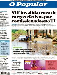 Capa do jornal O Popular 04/11/2025