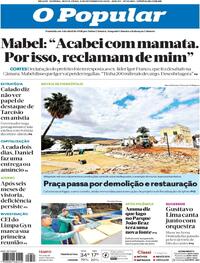 Capa do jornal O Popular 05/09/2025