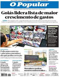 Capa do jornal O Popular 05/11/2025