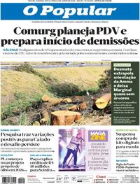 Capa do jornal O Popular 06/06/2025