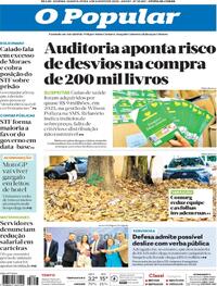 Capa do jornal O Popular 06/08/2025