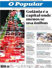 Capa do jornal O Popular 06/10/2025