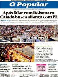 Capa do jornal O Popular 07/07/2025
