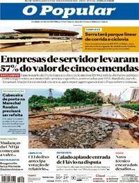 Capa do jornal O Popular 10/12/2025
