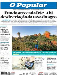 Capa do jornal O Popular 11/06/2025