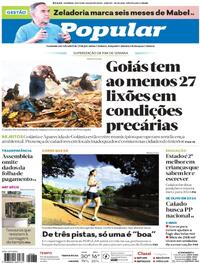 Capa do jornal O Popular 12/07/2025