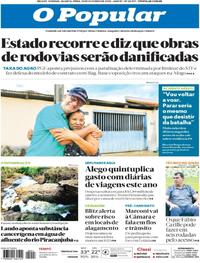 Capa do jornal O Popular 15/10/2025