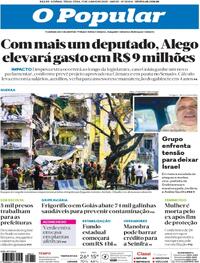 Capa do jornal O Popular 17/06/2025