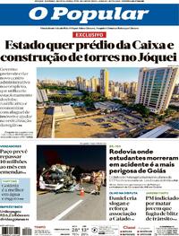 Capa do jornal O Popular 17/07/2025