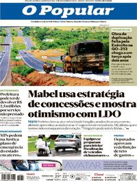 Capa do jornal O Popular 17/12/2025