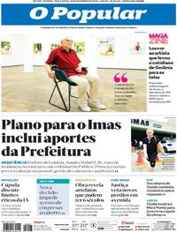Capa do jornal O Popular 18/11/2025
