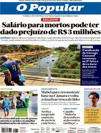 Capa do jornal O Popular 21/08/2025