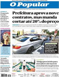 Capa do jornal O Popular 22/05/2025