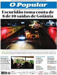 Capa do jornal O Popular 23/06/2025