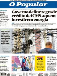 Capa do jornal O Popular 23/09/2025