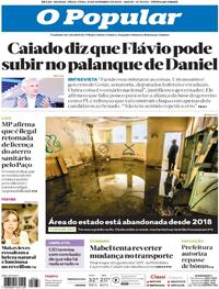 Capa do jornal O Popular 23/12/2025