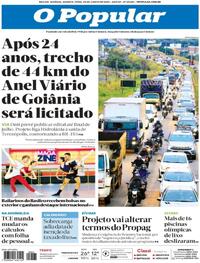 Capa do jornal O Popular 25/06/2025