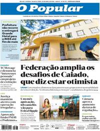 Capa do jornal O Popular 30/04/2025