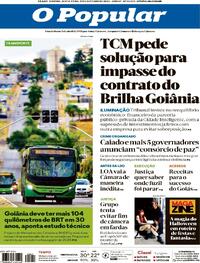 Capa do jornal O Popular 31/10/2025