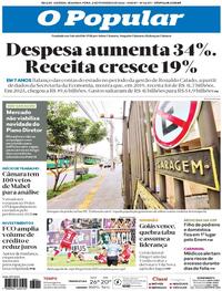 Capa do jornal O Popular 02/02/2026