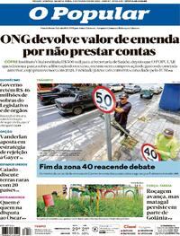 Capa do jornal O Popular 04/02/2026