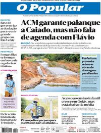 Capa do jornal O Popular 05/05/2026