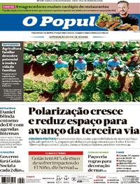 Capa do jornal O Popular 06/06/2026