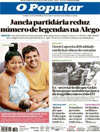 Capa do jornal O Popular 07/04/2026