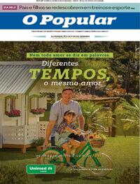 Capa do jornal O Popular 08/08/2026