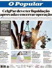 Capa do jornal O Popular 09/03/2026